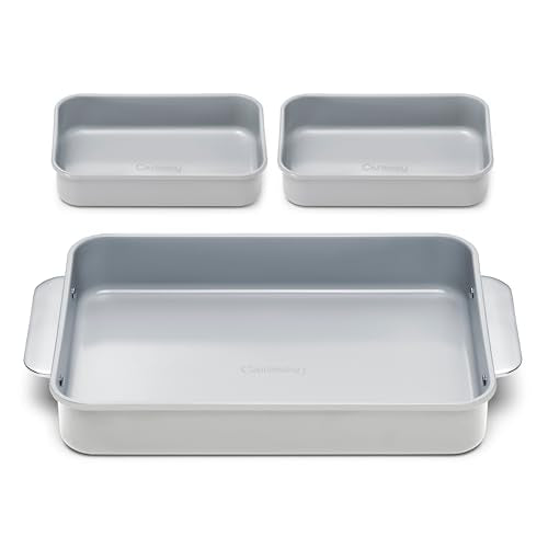 Non Stick Rectangle Baking Pan Set (3 Count)