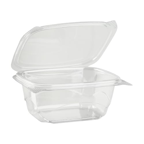 PET Hinged Deli Containers with Lids (200 Count)