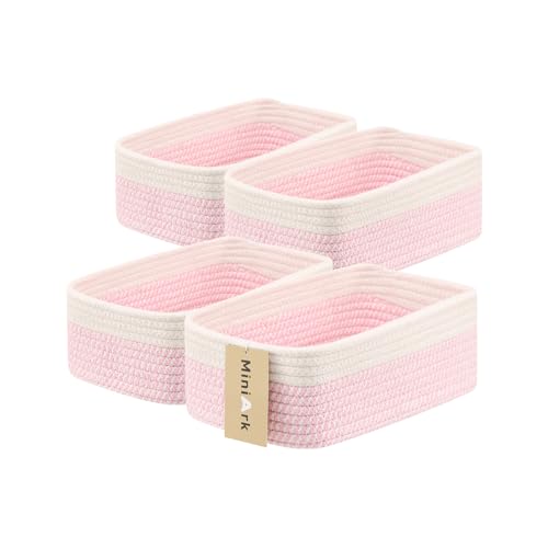 Small Storage Baskets for Organizing (4 Count)