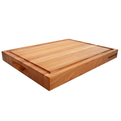 20" Classic Cherry Reversible Cutting Board with Juice Groove