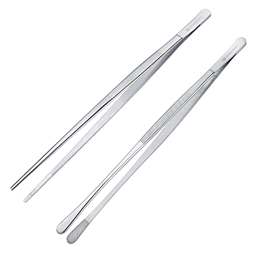 Stainless Steel Food Tweezers Multi (2 Count)
