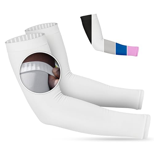 Non Slip Cooling Arm Sleeves for Men & Women