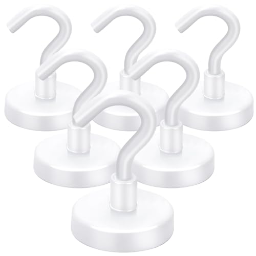 Magnetic Hooks Magnet Hook for Cruise Cabins 85LBS Essentials 6P (6 Count)