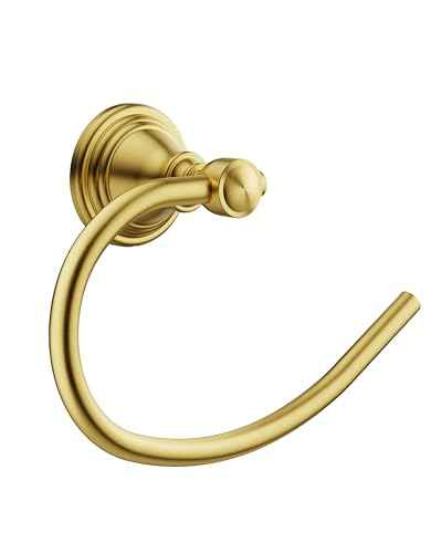 Gold Towel Ring Wall Mounted for Bathroom