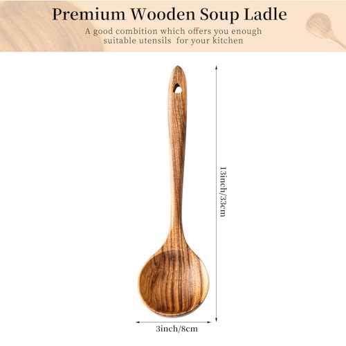 Wooden Soup Ladles