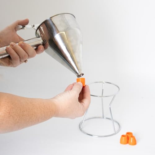 Stainless Steel Batter Dispenser with Stand