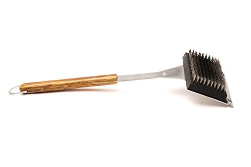 QVG40 Verde Collection Grill Brush with Replaceable Bristles and Scraper