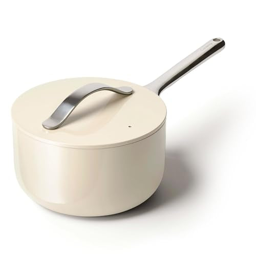 Non Stick 3 qt Ceramic Sauce Pan with Lid