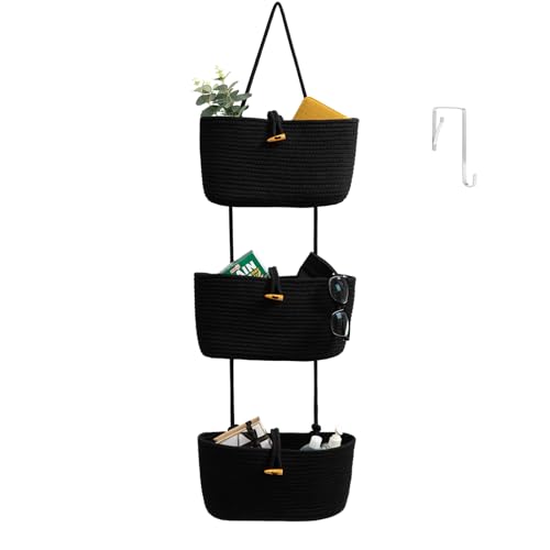 Over the Door Hanging Baskets with Button Strap (33.12 Ounce)