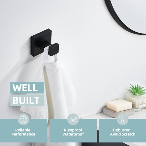 Towel Hook Matte Black