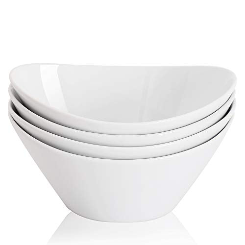 Porcelain Salad Bowls (4 Count)