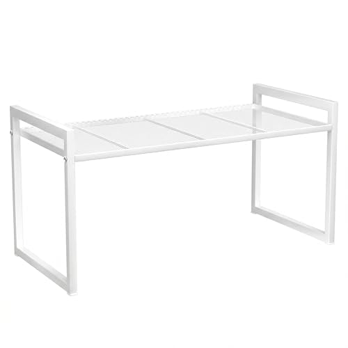 Stackable Kitchen Cabinet Organizer Shelf Pantry Rack (2 Count)