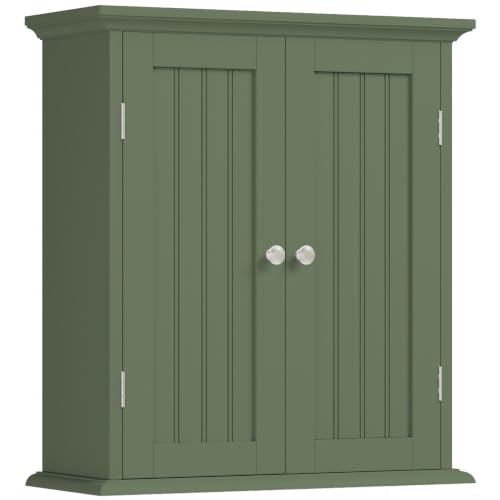 Bathroom Wall Cabinet with 2 Doors