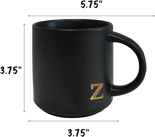 Black Ceramic Coffee Mug (15 Count)