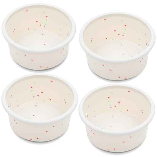 4 Inch Silicone Mini Cake Pan (4 Count)