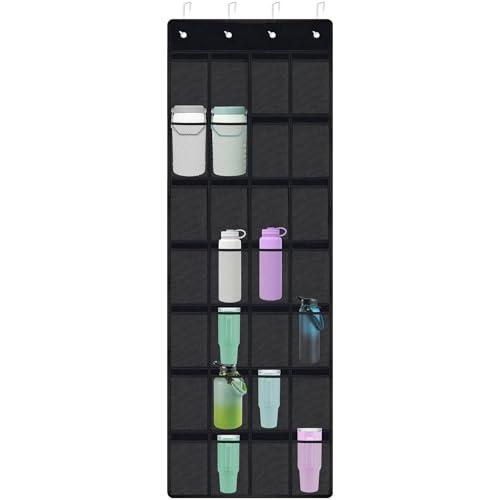 28 Pockets Door Hanging Cup Organizer Fit for Stanley Tumbler
