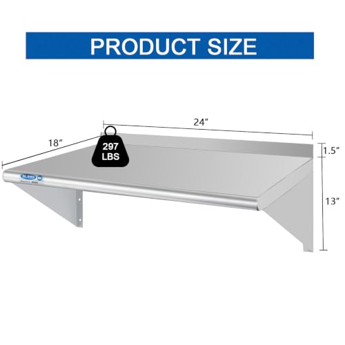 HARDURA Stainless Steel Shelf 18" x 24"
