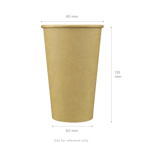 16z Kraft Paper Coffee Cups [1 (1000 Count)