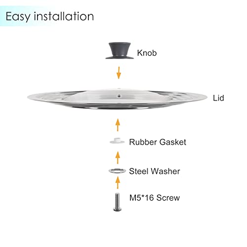 Universal Lid for Pots Pans and Skillets