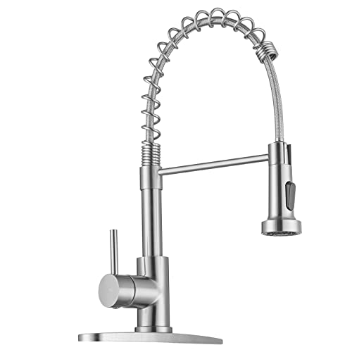 Laundry & Utility Sink Faucet with Pull