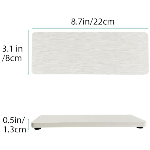 2Pcs Sink Stone Soap Tray Water Absorbing Diatomite Coaster (2 Count)