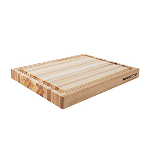 24" Classic Maple Reversible Cutting Board with Juice Groove