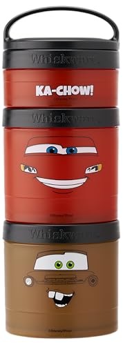 Disney Pixar Stackable Snack Containers for Kids and Toddlers (3 Count)