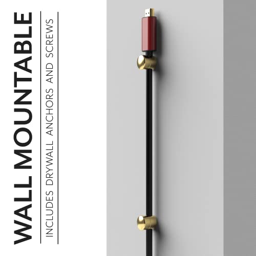 Cable Anchors for Desk Organization Gold