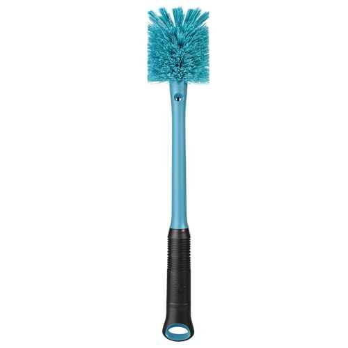 2-in-1 Bottle Brush and Straw Cleaner Brush, Smokey Blue, 1 Pack
