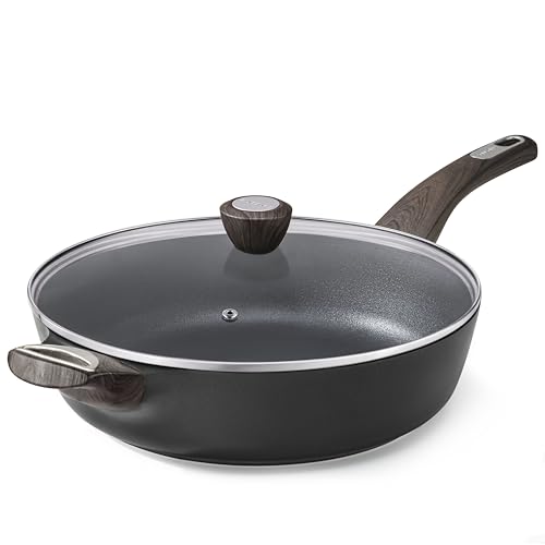 Nonstick Frying Pan Skillet with Lid