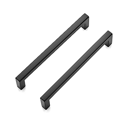 Matte Black Cabinet Handles Solid Cabinet Pulls (20 Count)