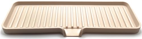 Silicone Soap Dish Tray and Sponge Holder with Drain Chute
