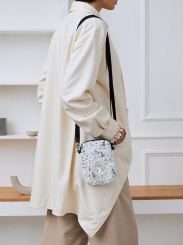 Snow Princess Gift Princess Fan Gift Movie Cartoon Character Present Crossbody Bag