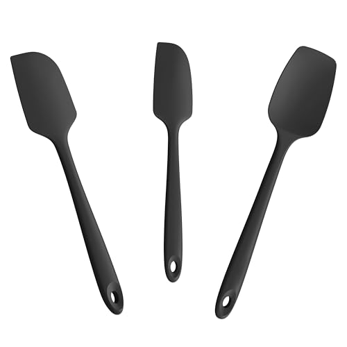 600°F Heat Resistant Silicone Spatula Scrapers (3 Count)