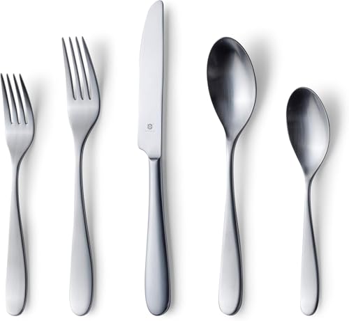 Matte Silverware Set