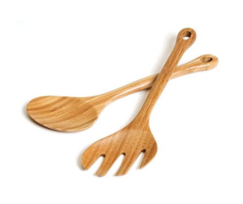 Bamboo Wood Hanging Salad Servers (2 Count)