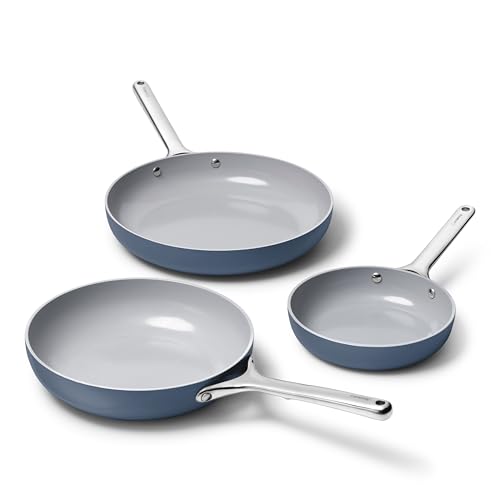 Non Stick Ceramic Coated Fry Pan Trio (3 Count)