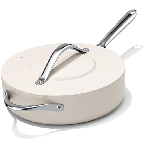 Premium Ceramic Sauté Pan with Lid