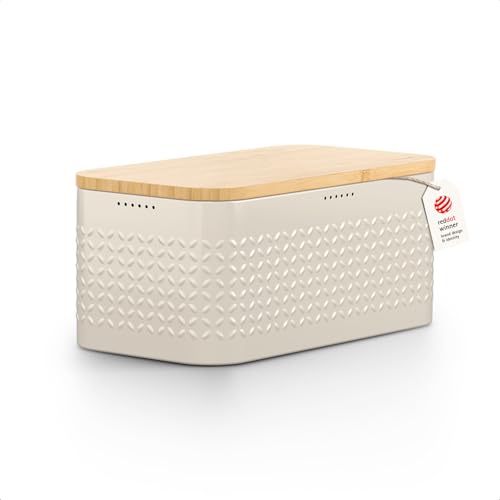 Bread Box I Metal bread box for long lasting freshness with non