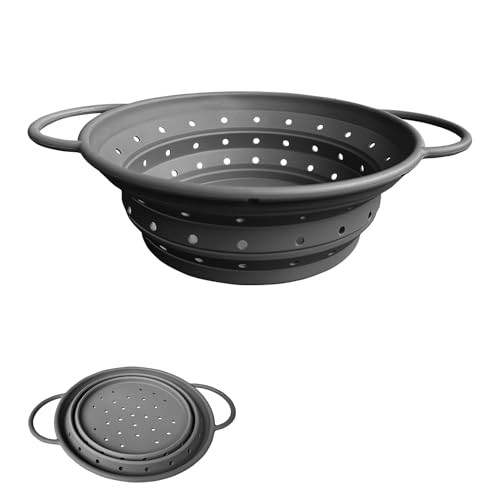 Silicone Collapsible Colander with Handle