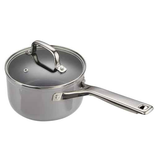 2.5 QT Ceramic Enamel Saucepan with Lid
