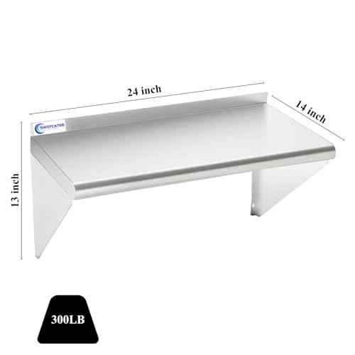 Stainless Steel Shelf 2 Pack 14"x24" (2 Count)