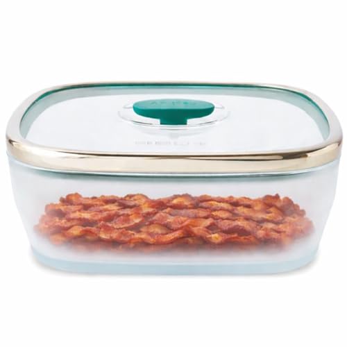 10 Cup Square Glass Food Storage with Glass Lid