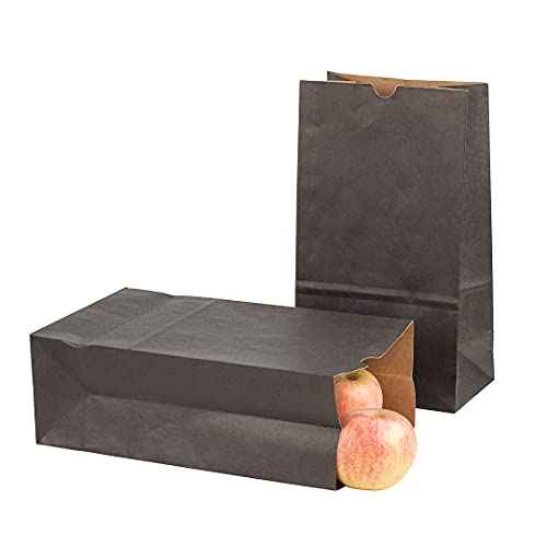 Bag Tek 12lb Paper Bags 100 Disposable Lunch Bags (100 Count)