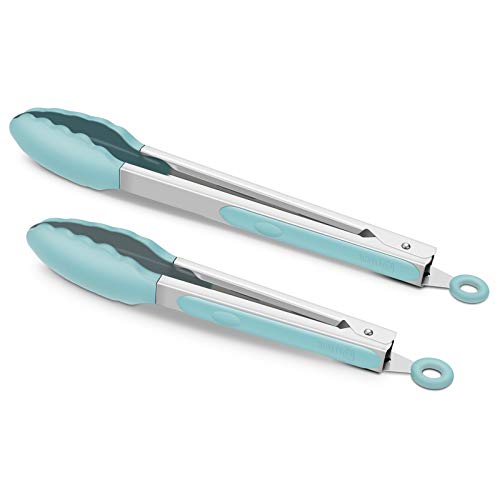 2 Pack Silicone Kitchen Tongs (2 Count)