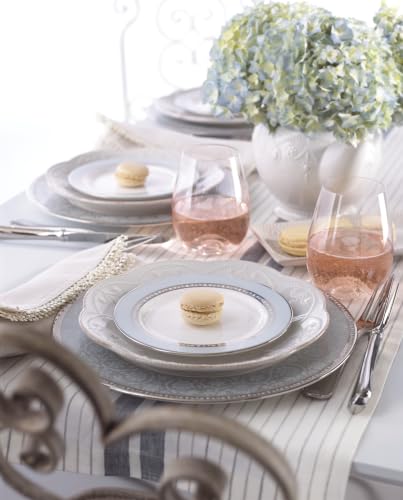 French Perle White Stoneware 16 (16 Count)