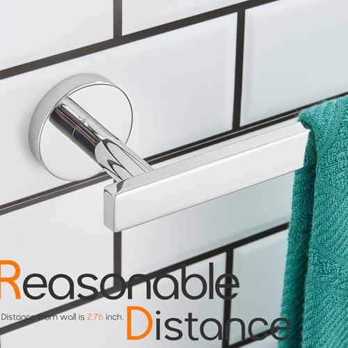 16 Inch Bathroom Towel Bar Bath Towel Rack Kitchen Towel Holder Towel Hanger Wall Mounted SUS304 Stainless Steel Polished Chrome AN4001CH