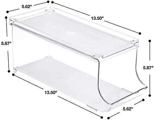 Soda Can Organizer for Fridge & Freezer (2 Count)