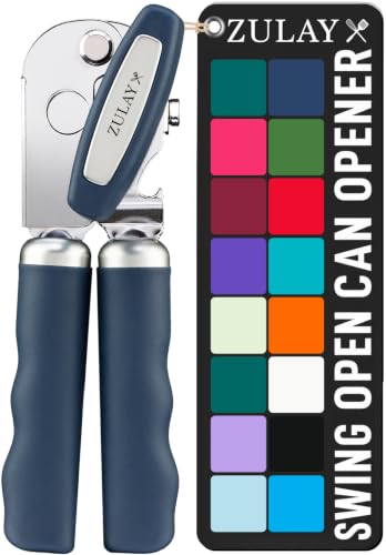 Stainless Steel Swing Open Manual Can Opener Comfortable Grip