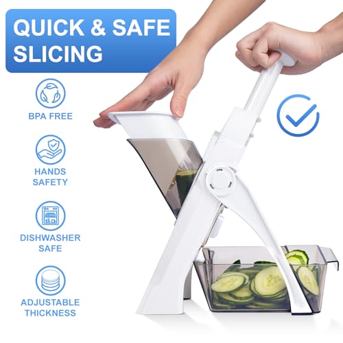 Safe Mandoline Slicer for Kitchen (16 Ounce)